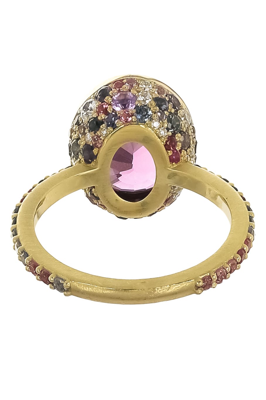 JARED LEHR-Purple Spinel Ring-YELLOW GOLD