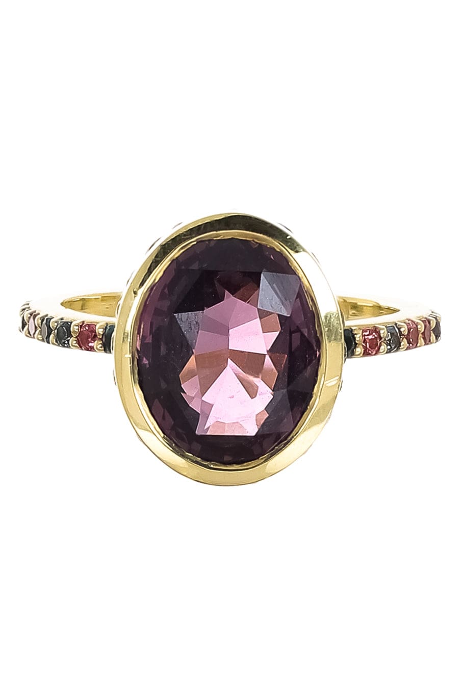 JARED LEHR-Purple Spinel Ring-YELLOW GOLD
