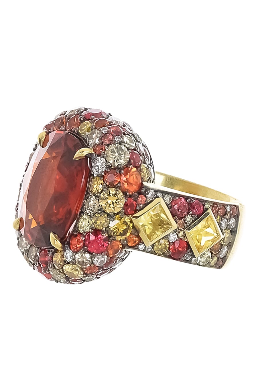 JARED LEHR-Spessartite Ring-YELLOW GOLD