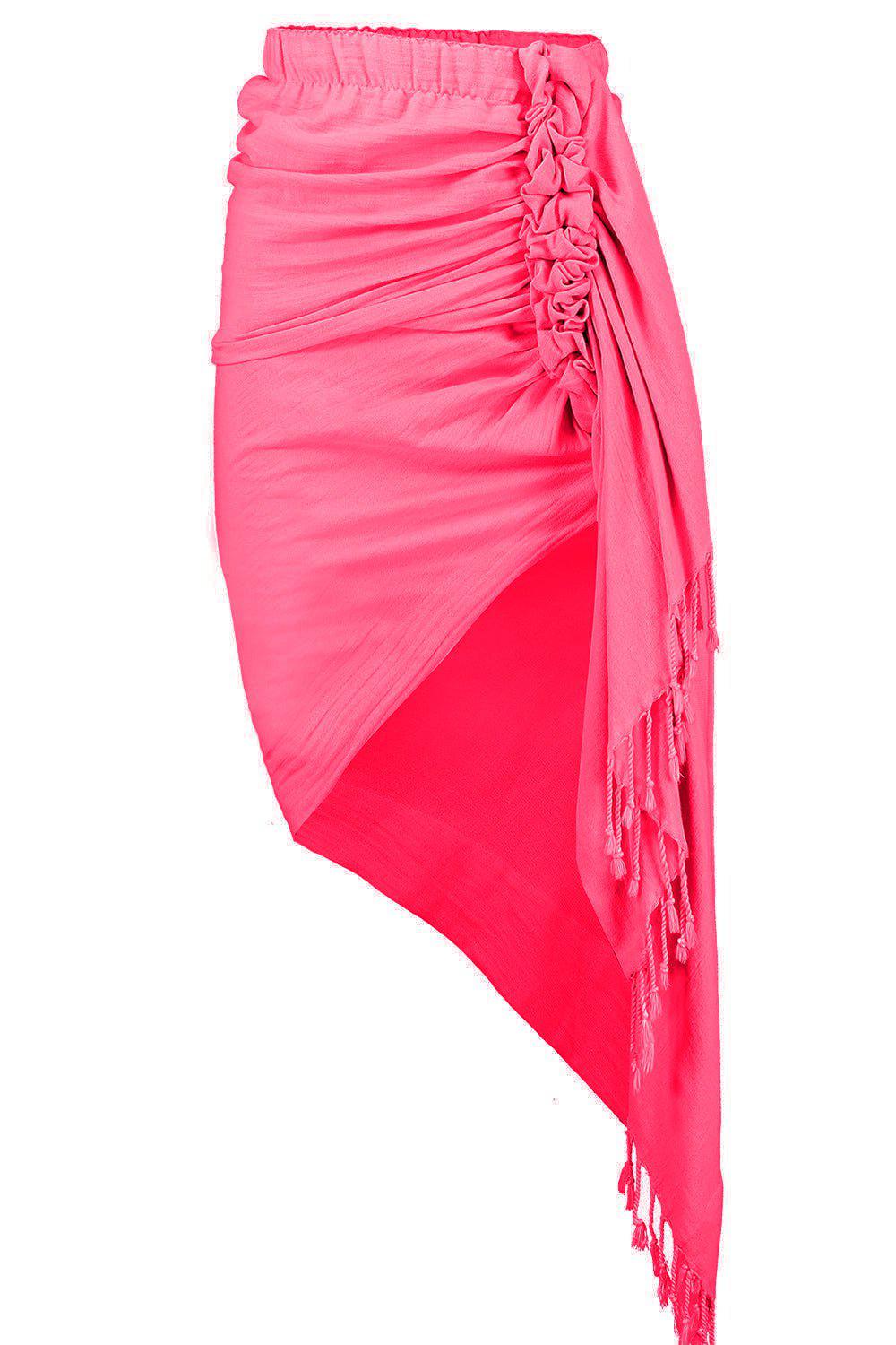 JBQ-Tulum Skirt - Fuchsia-