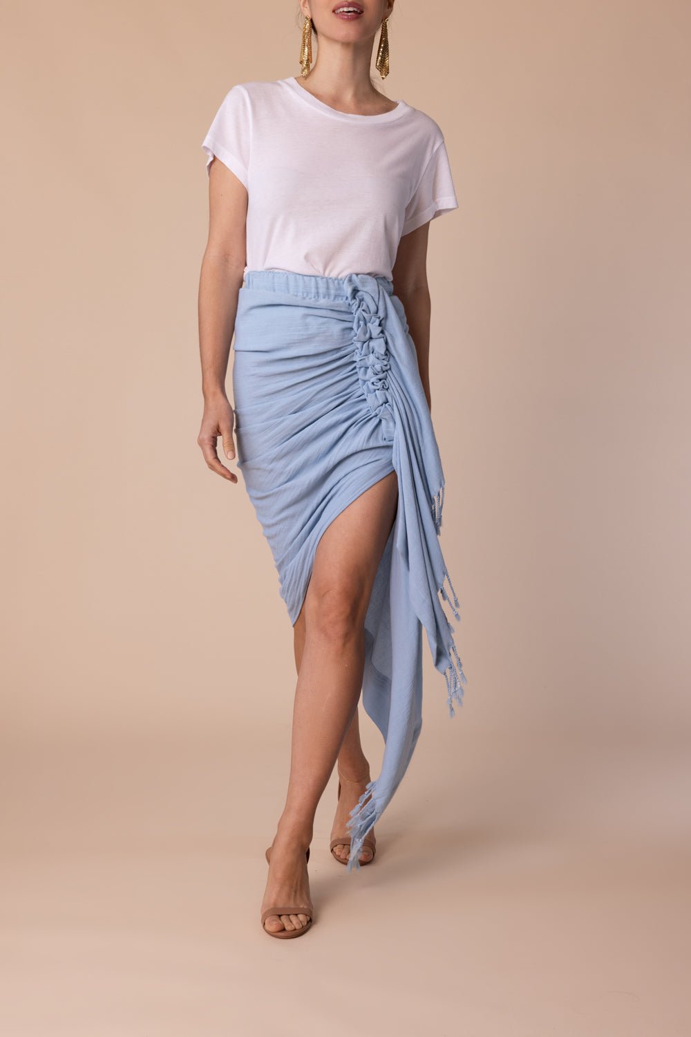 JBQ-Tulum Skirt - Powder Blue-