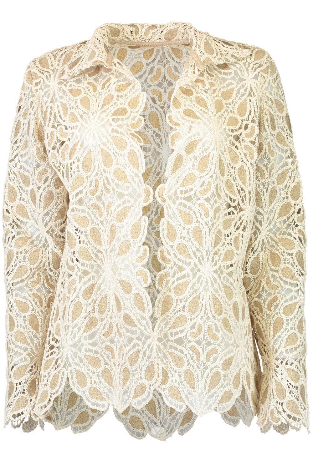 MAXINE SHIRT-TAUPE-XS-CLOTHINGTOPBLOUSE-JBQ