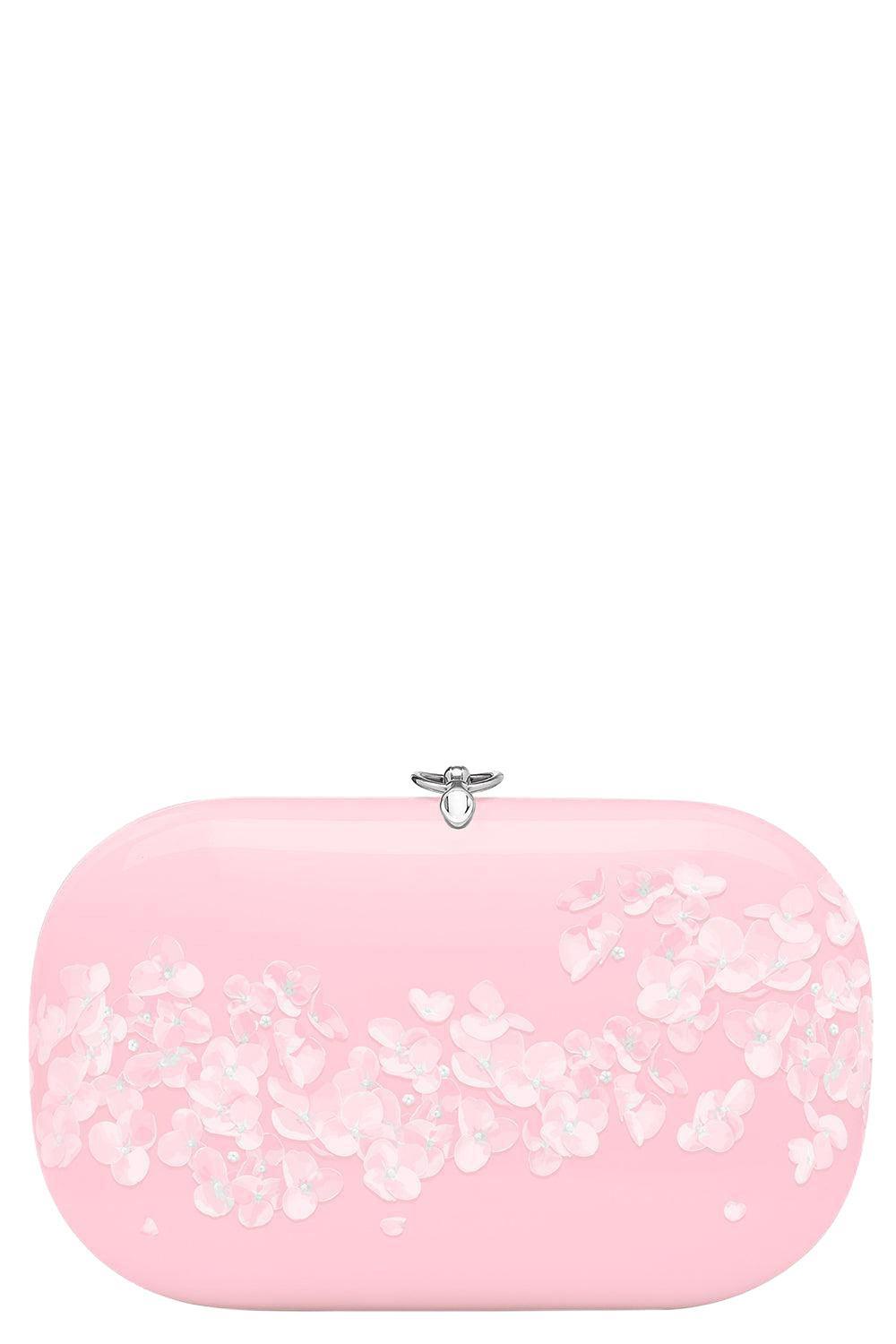 Elina Plus Clutch - Baby Pink Blossom-BABY PINK-O/S-HANDBAGCLUTCHES-JEFFREY LEVINSON