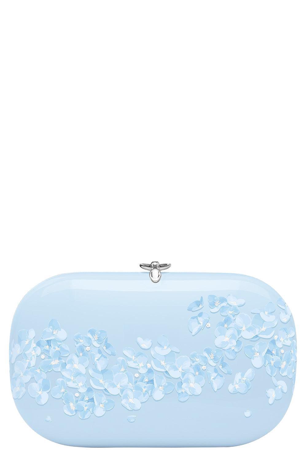 Elina Plus Clutch - Baby Blue Blossom-BABY BLUE-O/S-HANDBAGCLUTCHES-JEFFREY LEVINSON