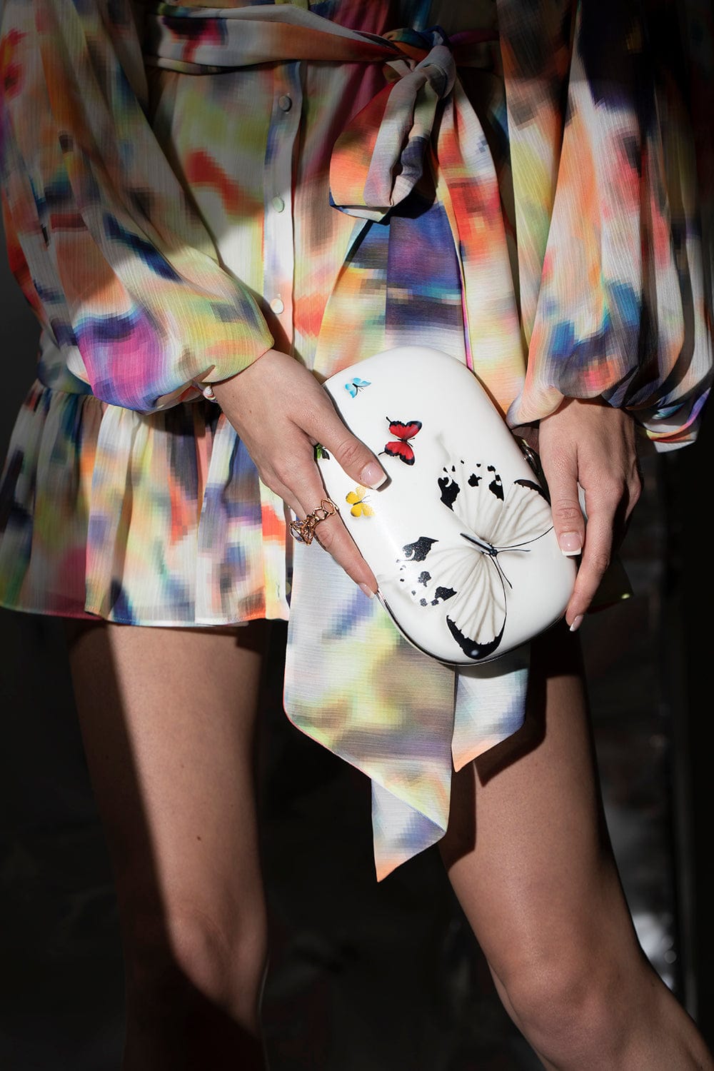 JEFFREY LEVINSON-Elina Plus Clutch - Butterfly-BUTERFLY