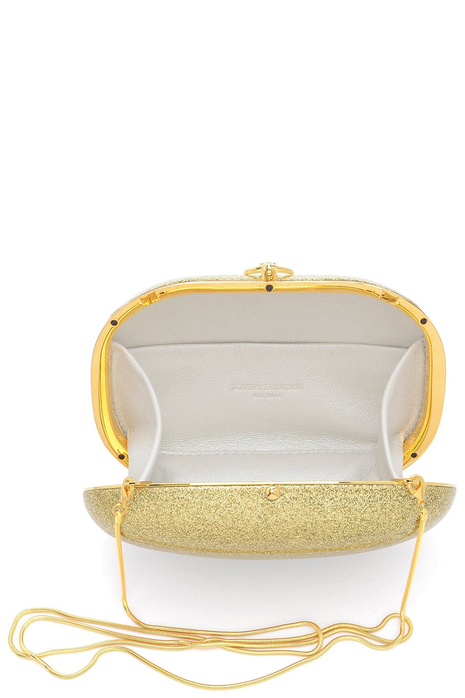 JEFFREY LEVINSON-Elina Clutch Gold Rainbow Stardust Clutch-GLDRNBW