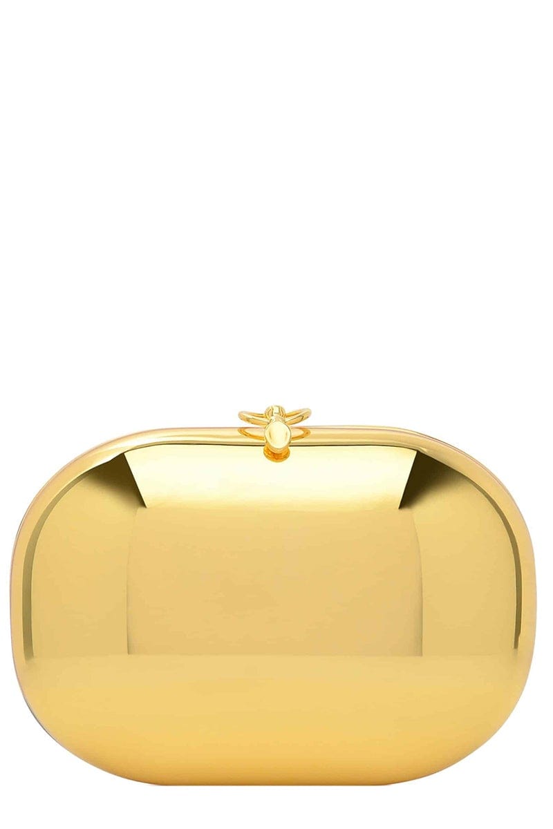 JEFFREY LEVINSON-Elina Clutch - Gold-GOLD