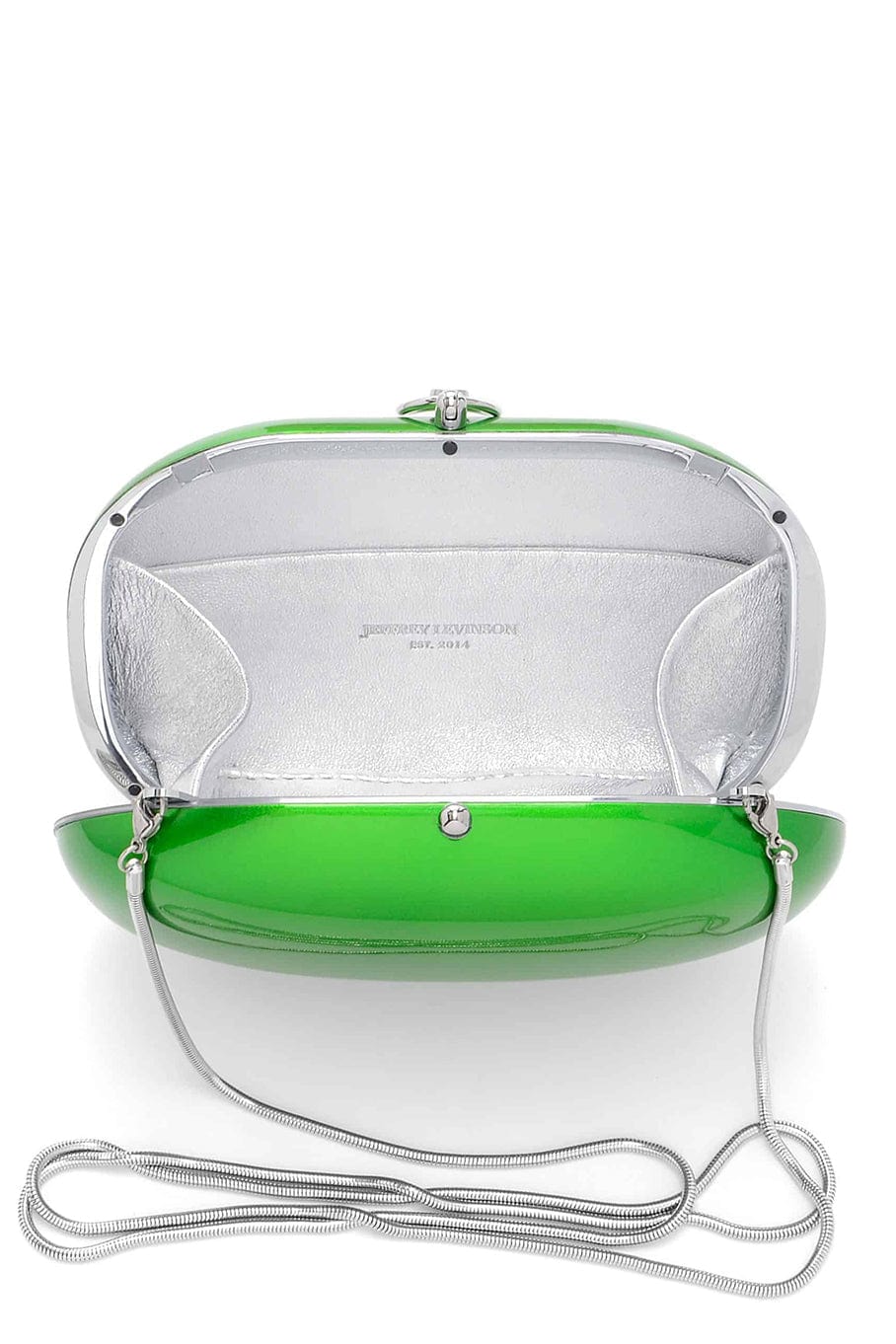 JEFFREY LEVINSON-Elina Clutch - Green Apple-GRNAPPLE