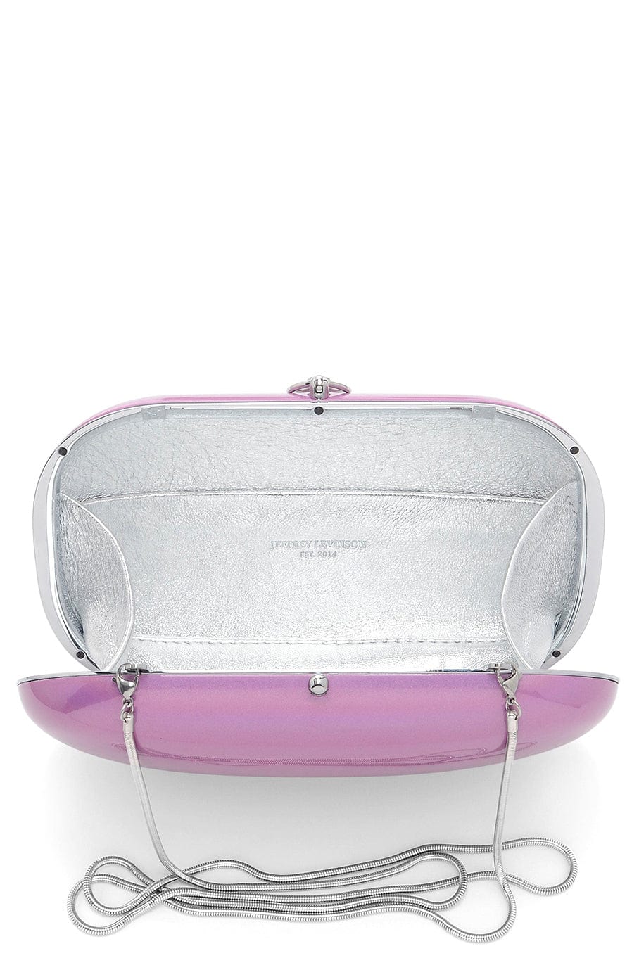 JEFFREY LEVINSON-Elina Plus Iridescent Rainbow Rose Clutch-IRRNBWRO