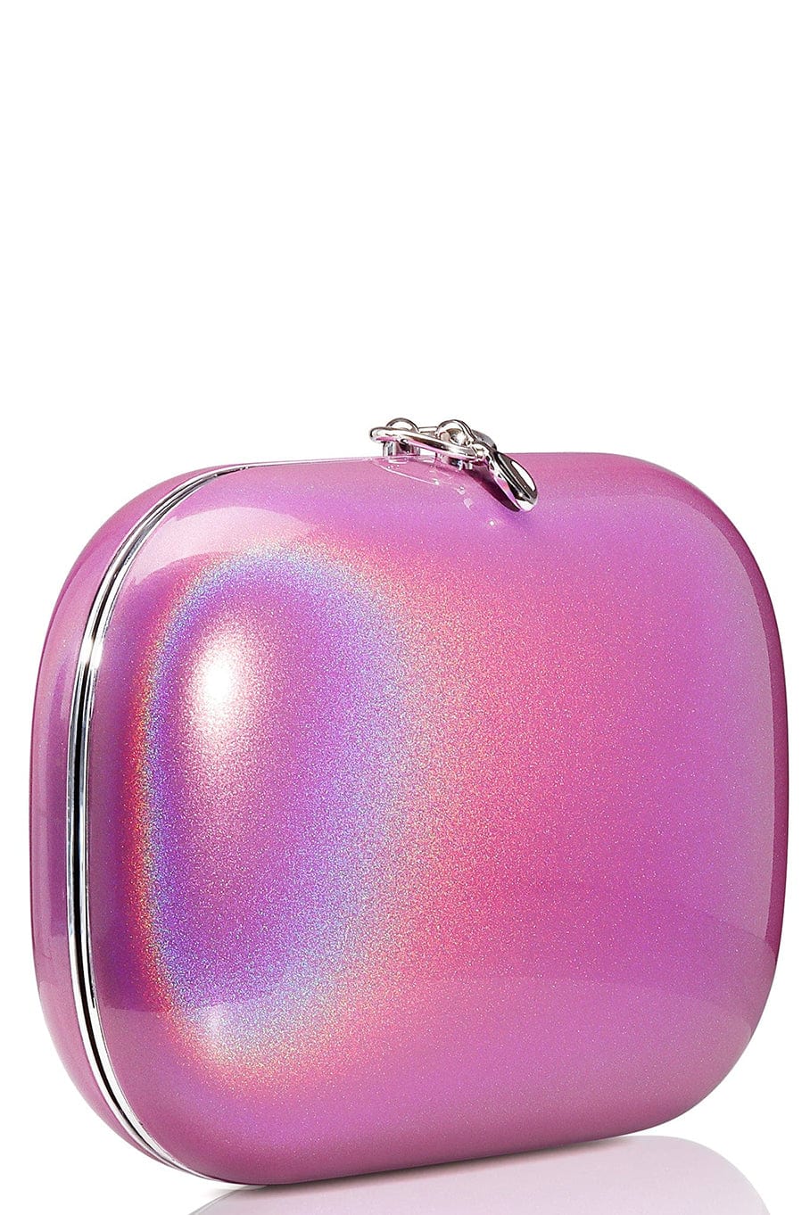 JEFFREY LEVINSON-Elina Plus Iridescent Rainbow Rose Clutch-IRRNBWRO
