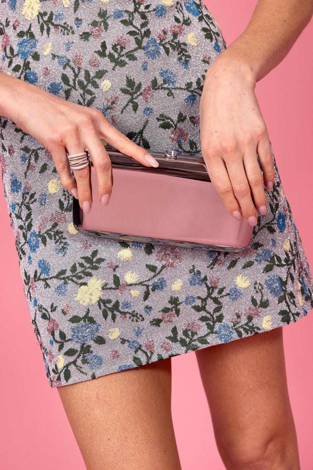 JEFFREY LEVINSON-Finley clutch - Mirror Chrome-MIRRCHRM