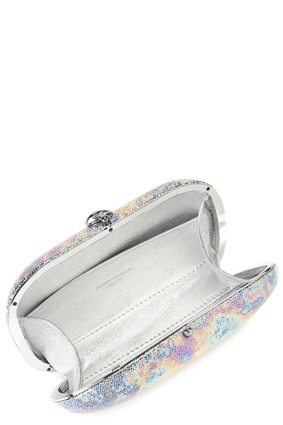 JEFFREY LEVINSON-Elina Clutch - Silver-SILVER