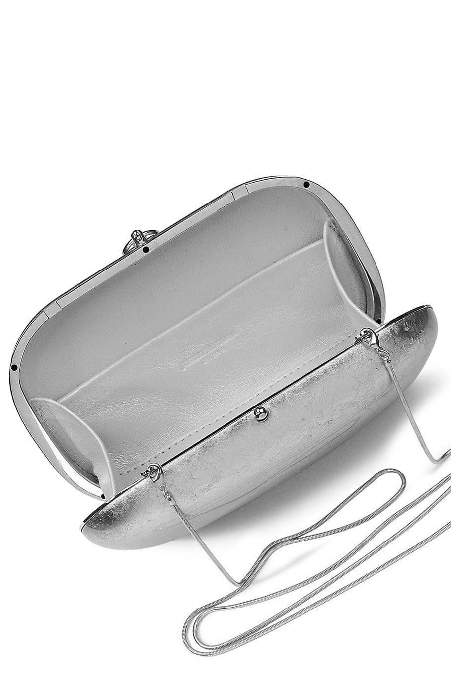 JEFFREY LEVINSON-Elina Plus Clutch - Silver Leaf-SLVRLEAF