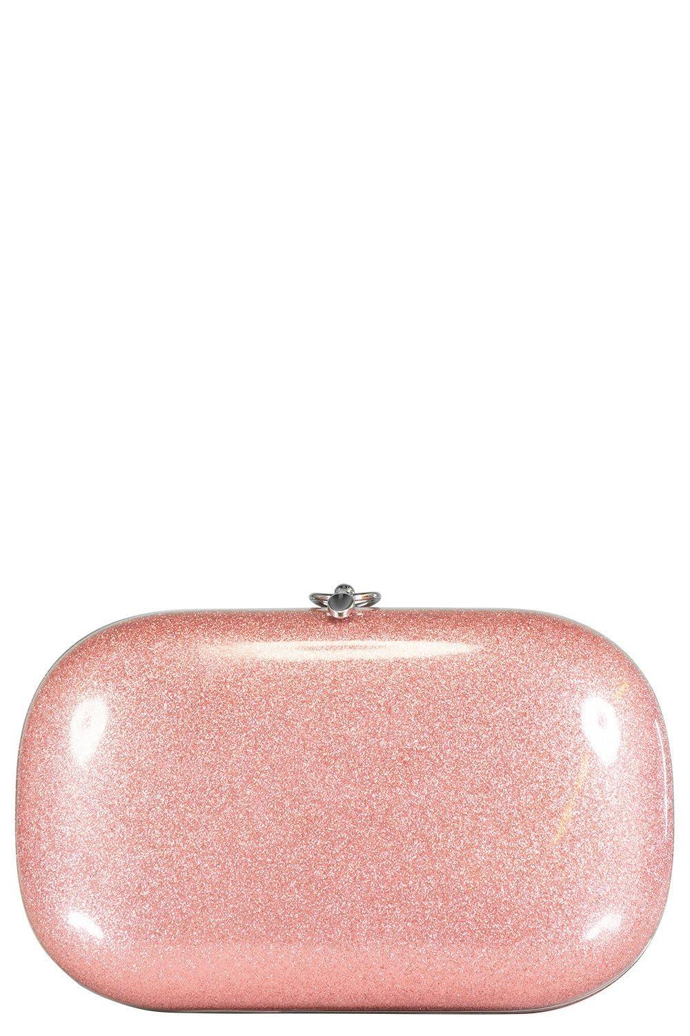 JEFFREY LEVINSON-Elina Plus Clutch - Sparkle Pink-SPRKLPNK
