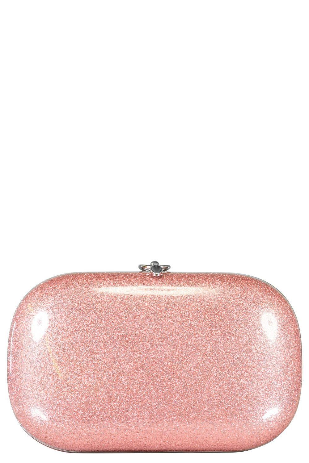 JEFFREY LEVINSON-Elina Plus Clutch - Sparkle Pink-SPRKLPNK