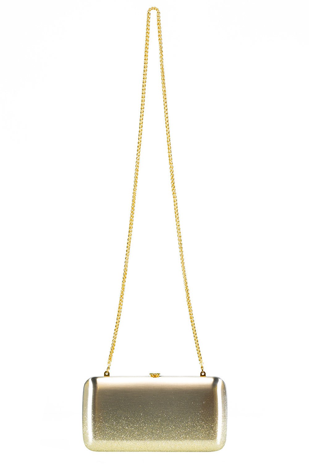 JEFFREY LEVINSON-Finley Clutch - White Gold-WHGLDGLD