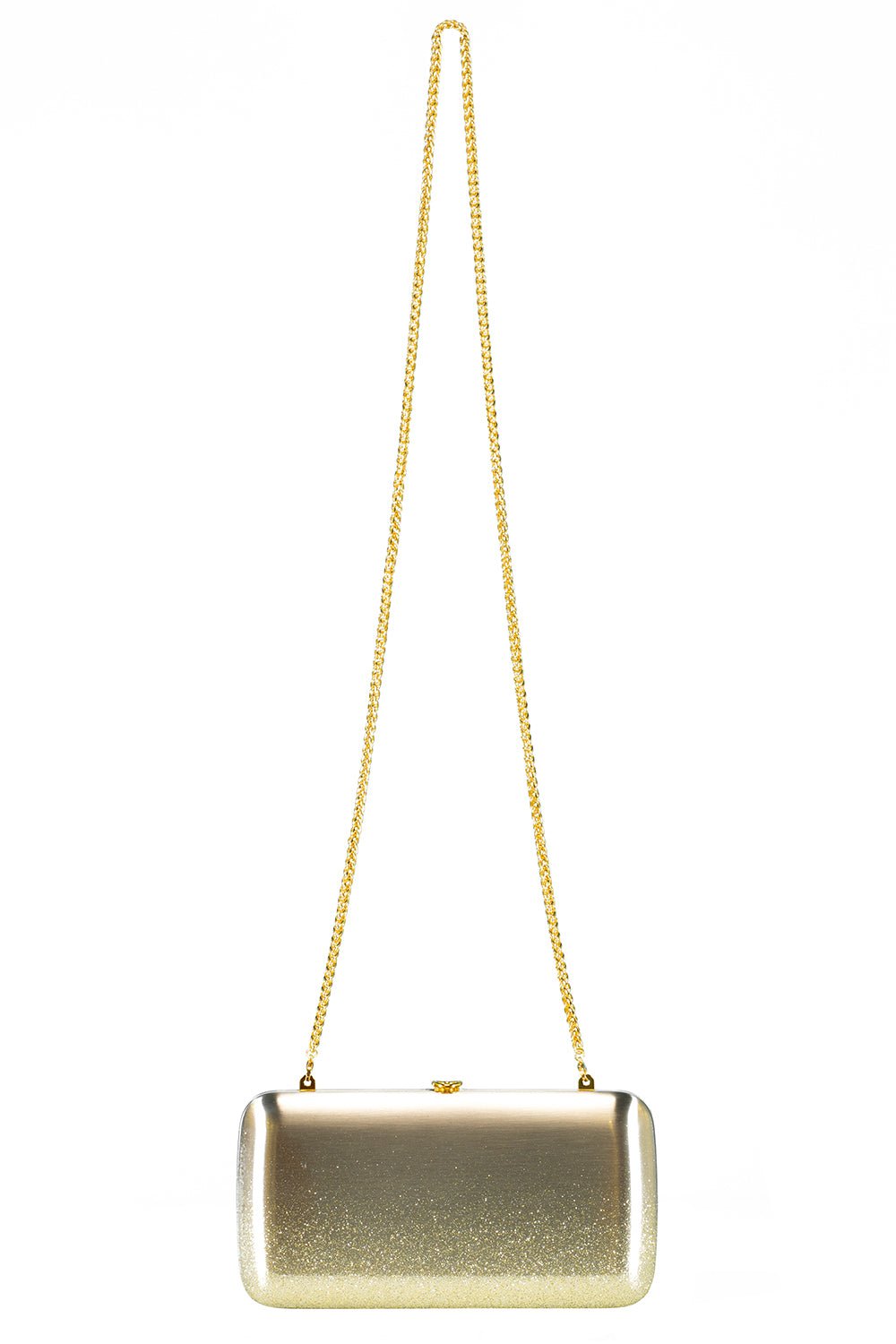 JEFFREY LEVINSON-Finley Clutch - White Gold-WHGLDGLD