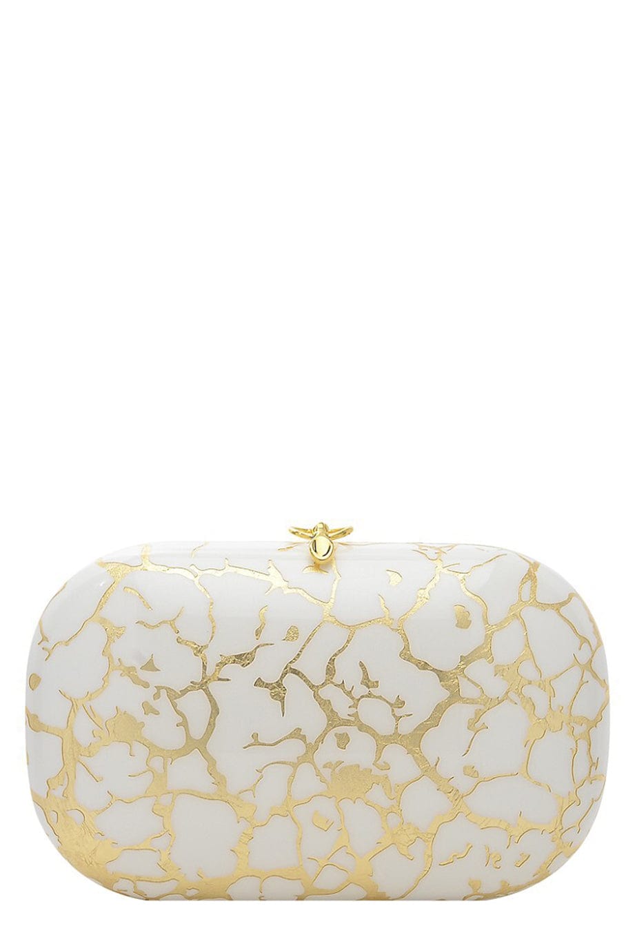 JEFFREY LEVINSON-Elina Plus Clutch - White Gold Multi-WHT/GLD