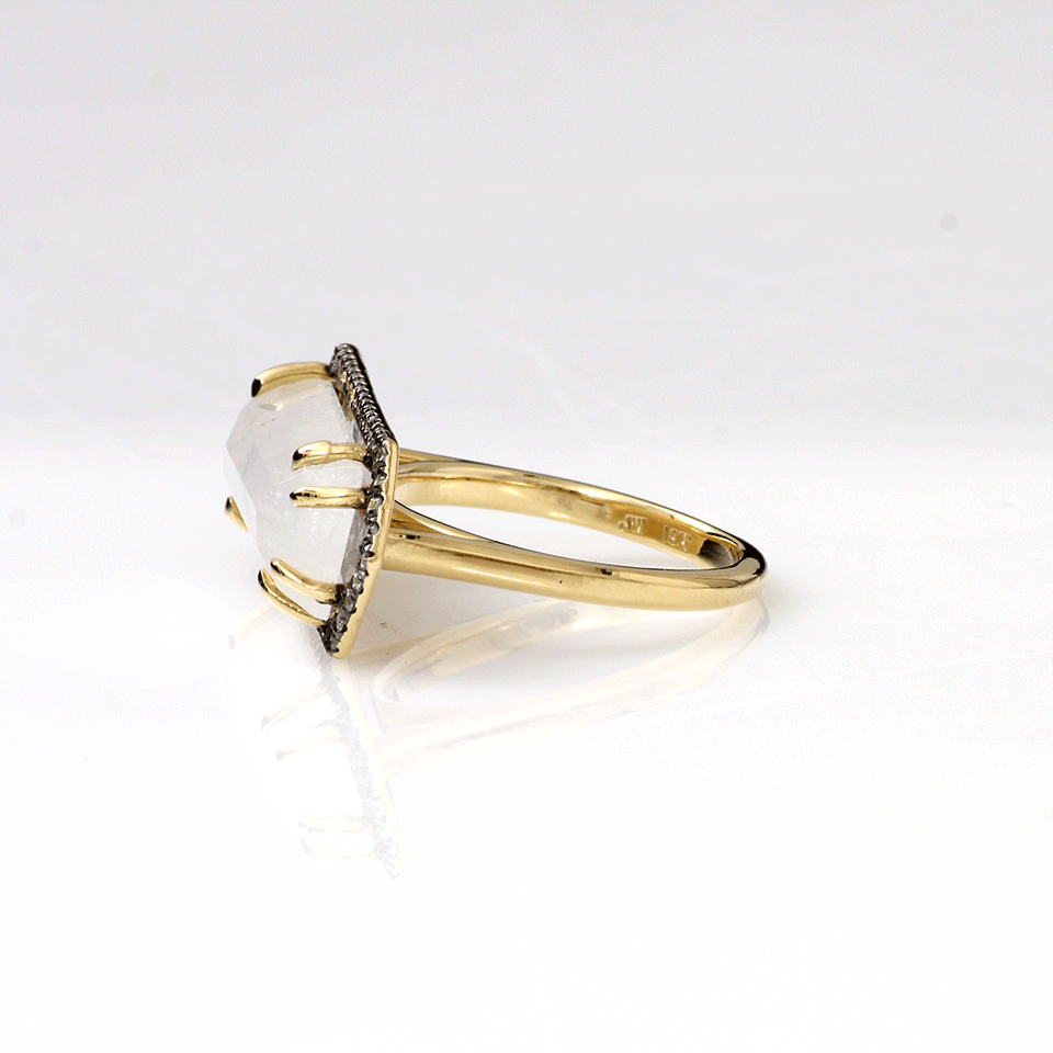 JEMMA WYNNE-Bar Ring With Emerald Cut Moonstone-YELLOW GOLD