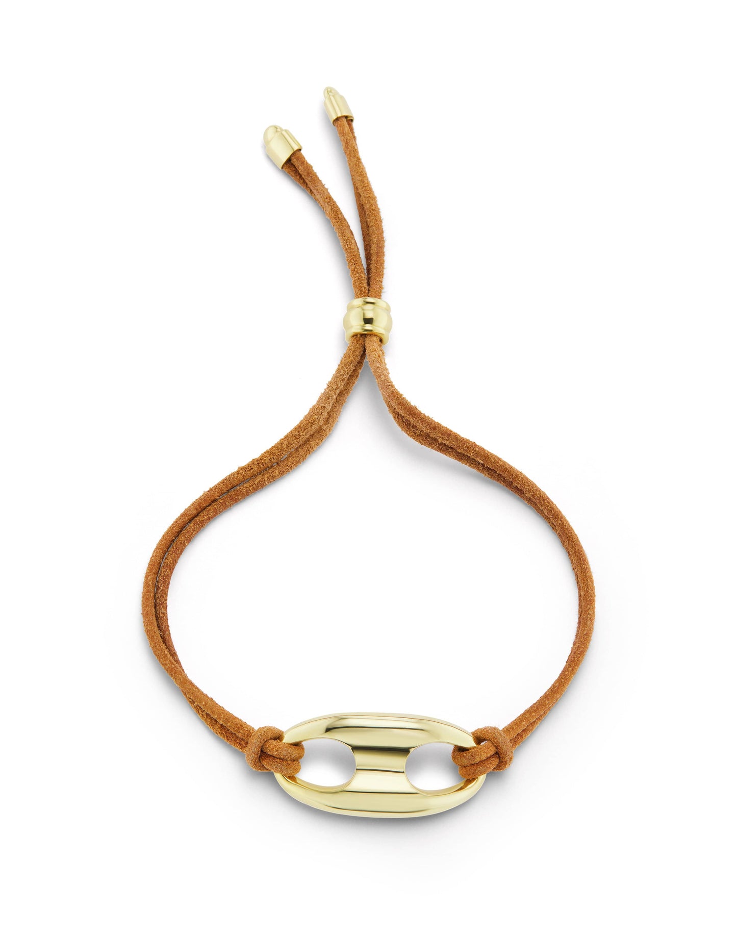 JENNA BLAKE-Anchor Link Bracelet-YELLOW GOLD