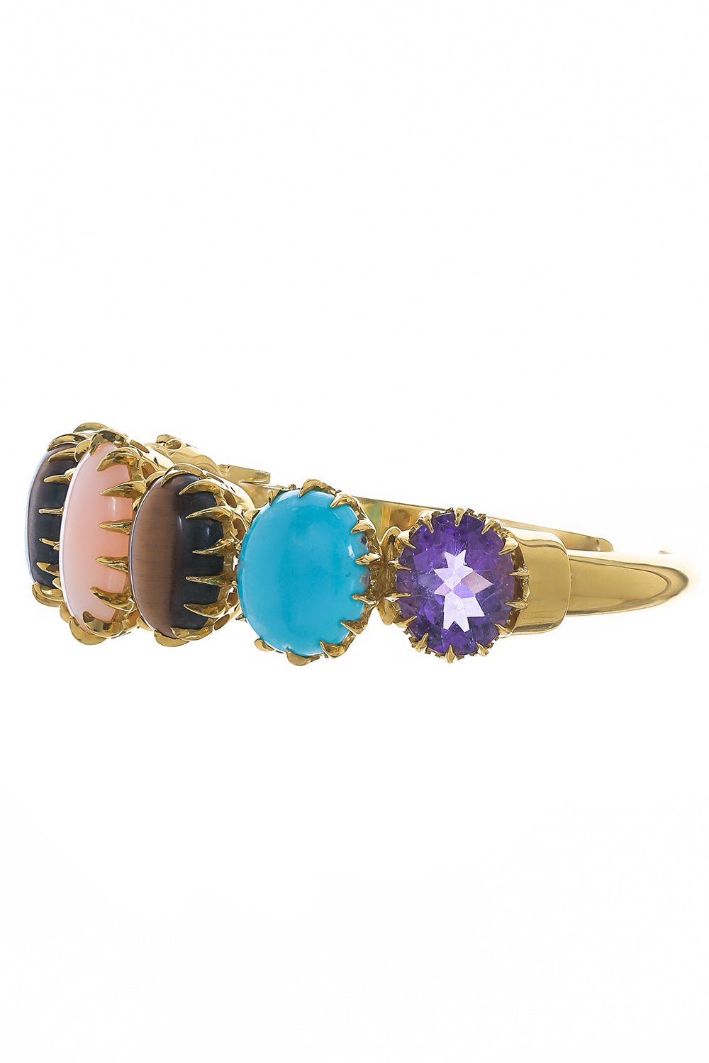 JENNA BLAKE-Victorian Stone Bracelet-YELLOW GOLD