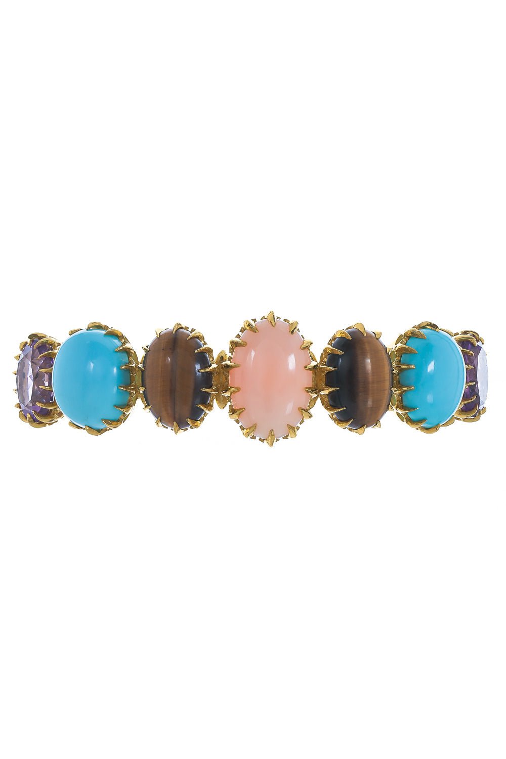 JENNA BLAKE-Victorian Stone Bracelet-YELLOW GOLD