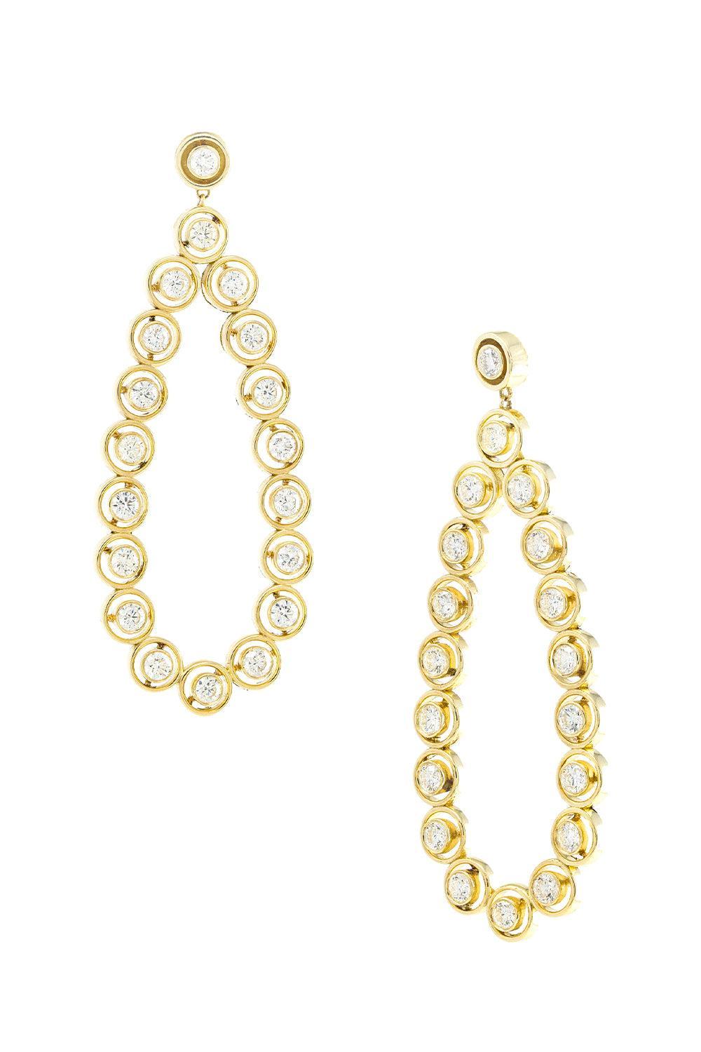 Diamond Large Shadow Chandelier Earrings-YELLOW GOLD-JEWELRYFINE JEWELEARRING-JENNA BLAKE