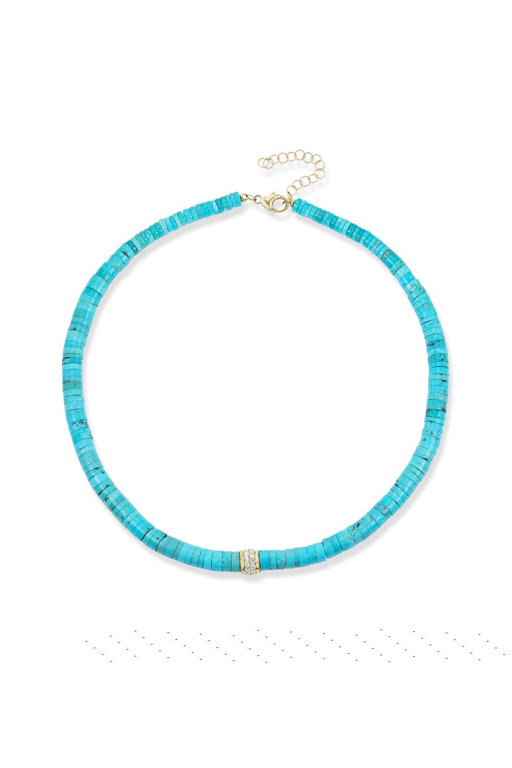 JENNA BLAKE-Beaded Necklace-YELLOW GOLD