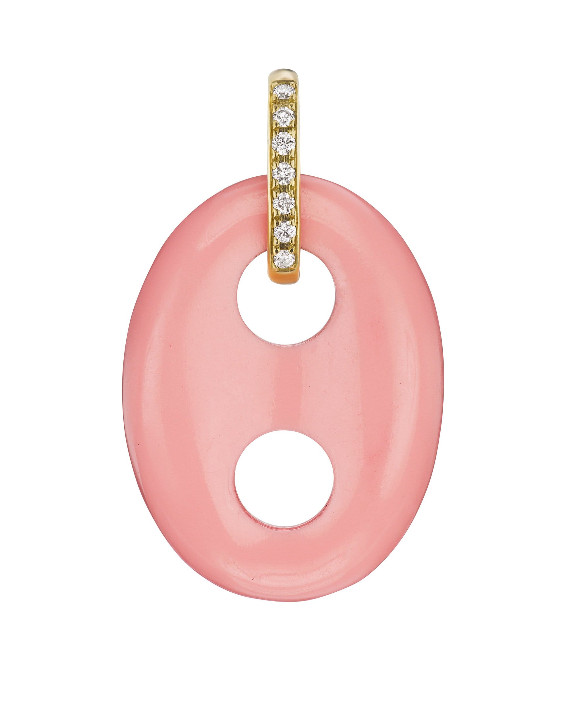 JENNA BLAKE-Coral Mariner Charm-YELLOW GOLD