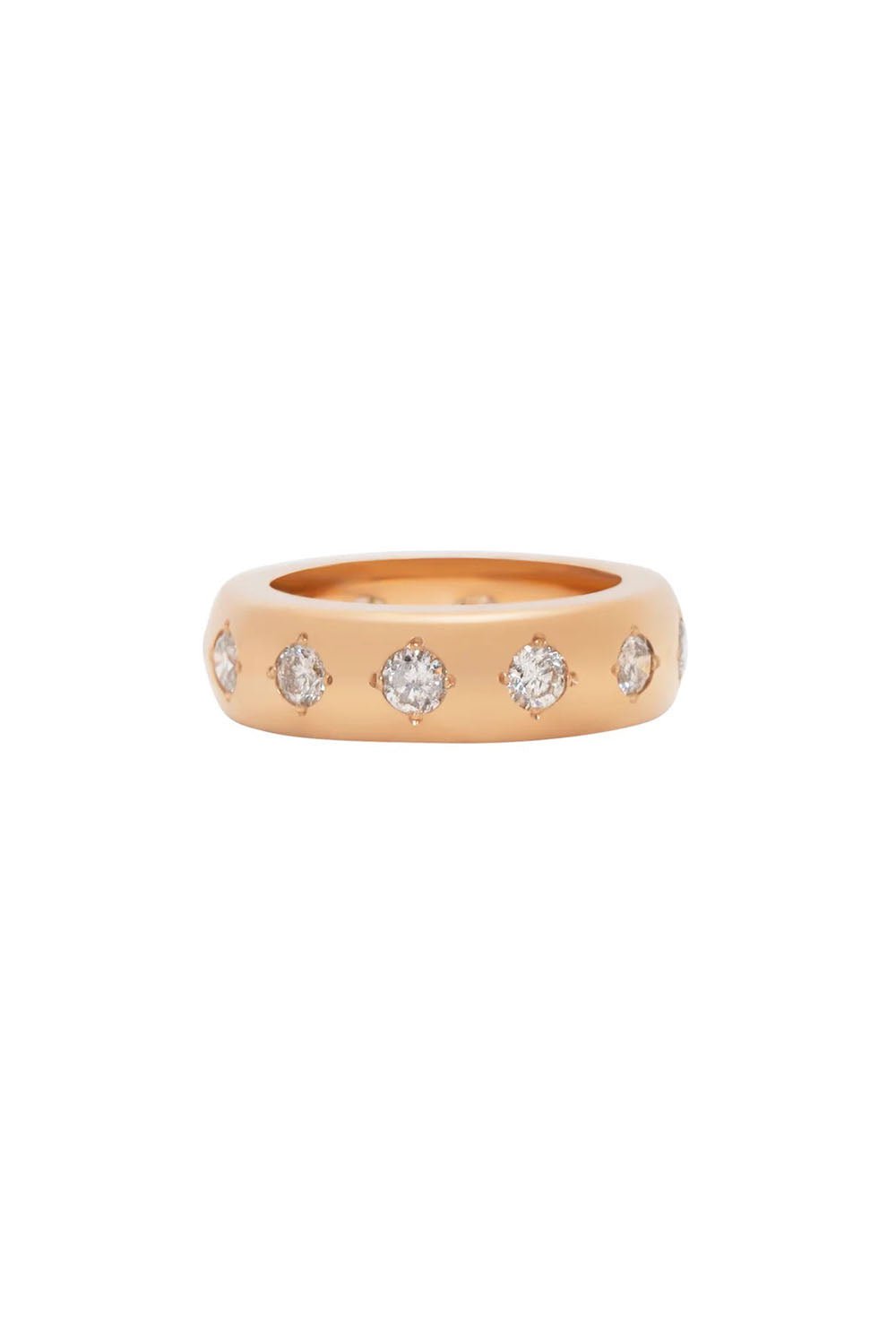 JENNA BLAKE-Diamond Gypsy Ring-ROSE GOLD