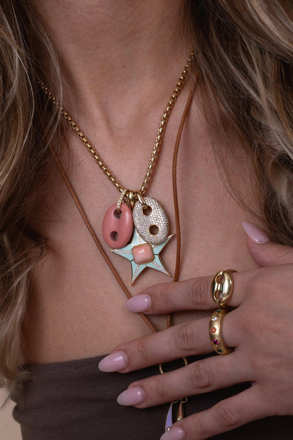 JENNA BLAKE-Mini Mariner Ring-YELLOW GOLD