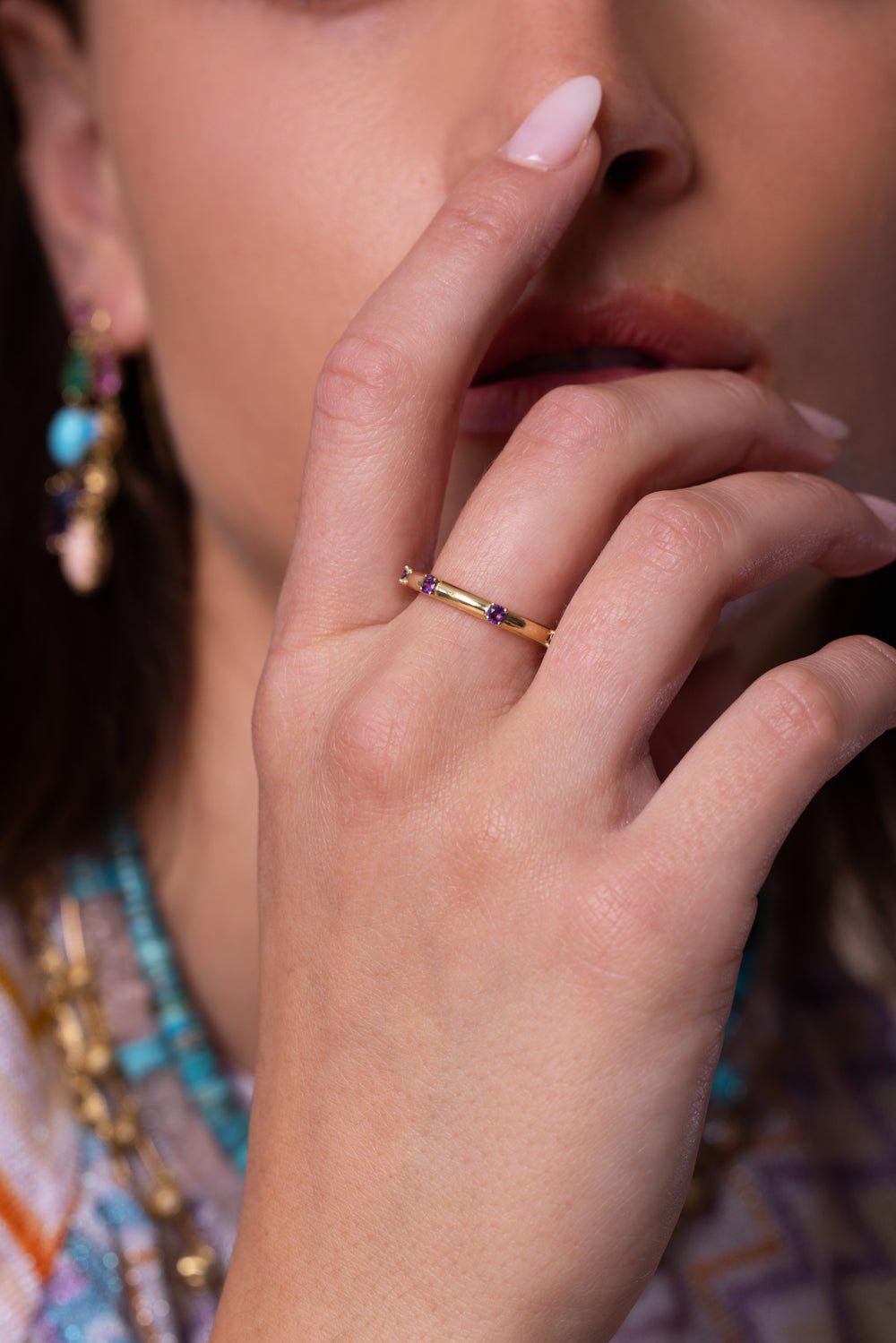 JENNA BLAKE-Polka Dot Ring-