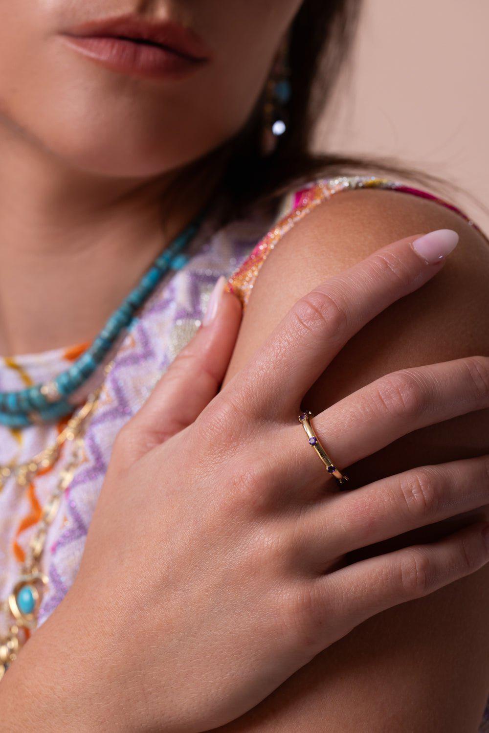 JENNA BLAKE-Polka Dot Ring-