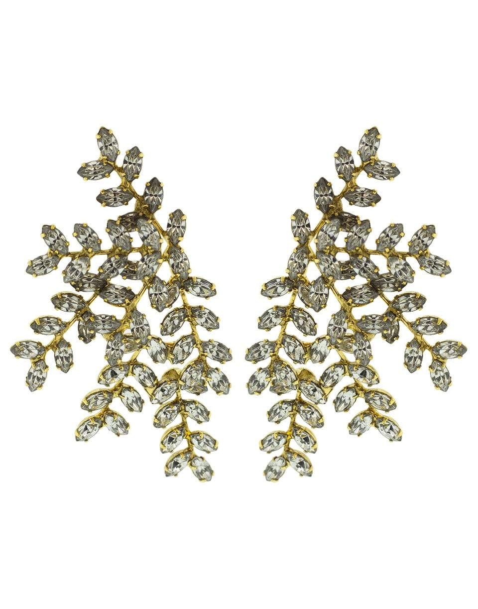 JENNIFER BEHR-Vinessa Crystal Earrings-ANTIQUE GOLD