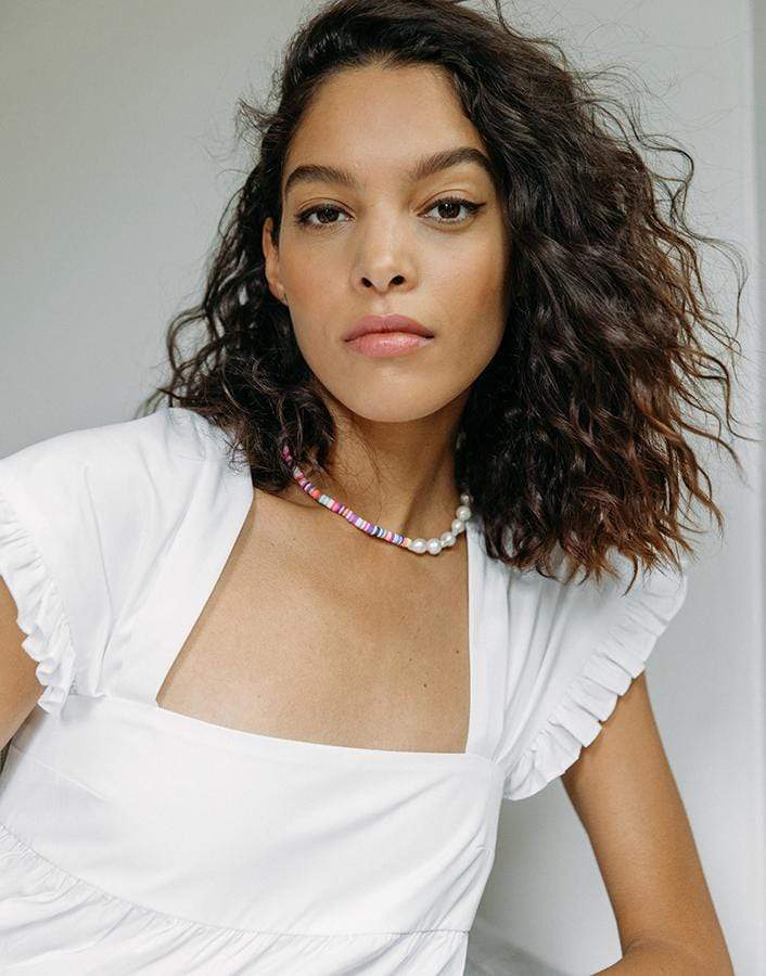 JENNIFER BEHR-Monica Necklace-PEARL