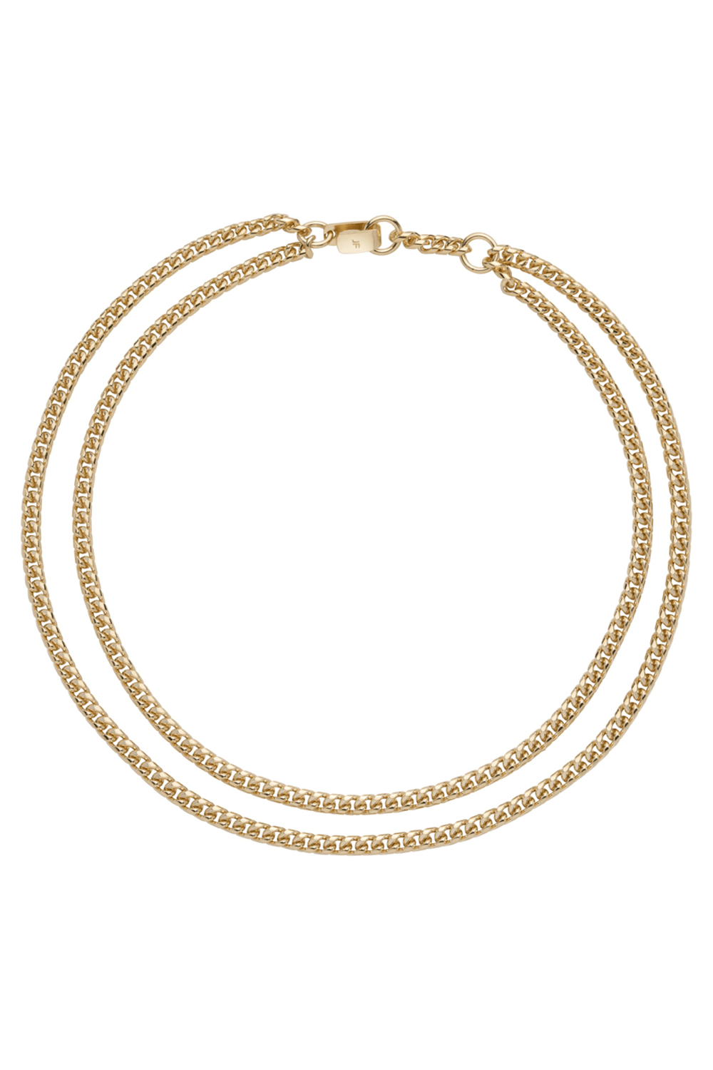 JENNIFER FISHER-Double XXS Dean Necklace-YELLOW GOLD