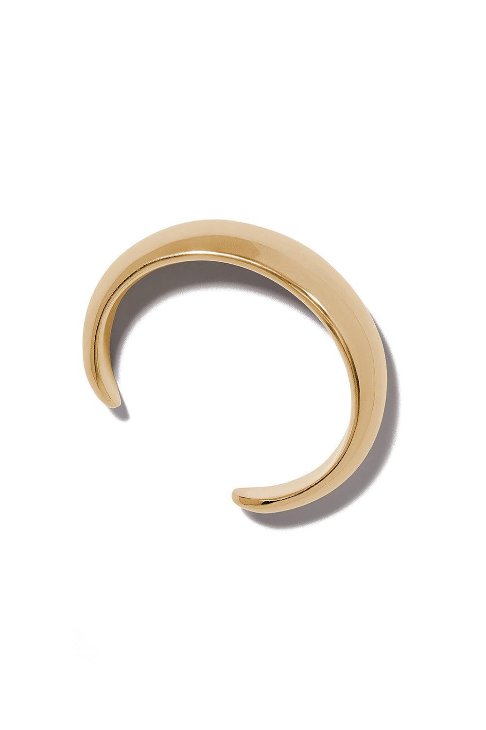 JENNIFER FISHER-Puffy Cuff Bracelet-YELLOW GOLD