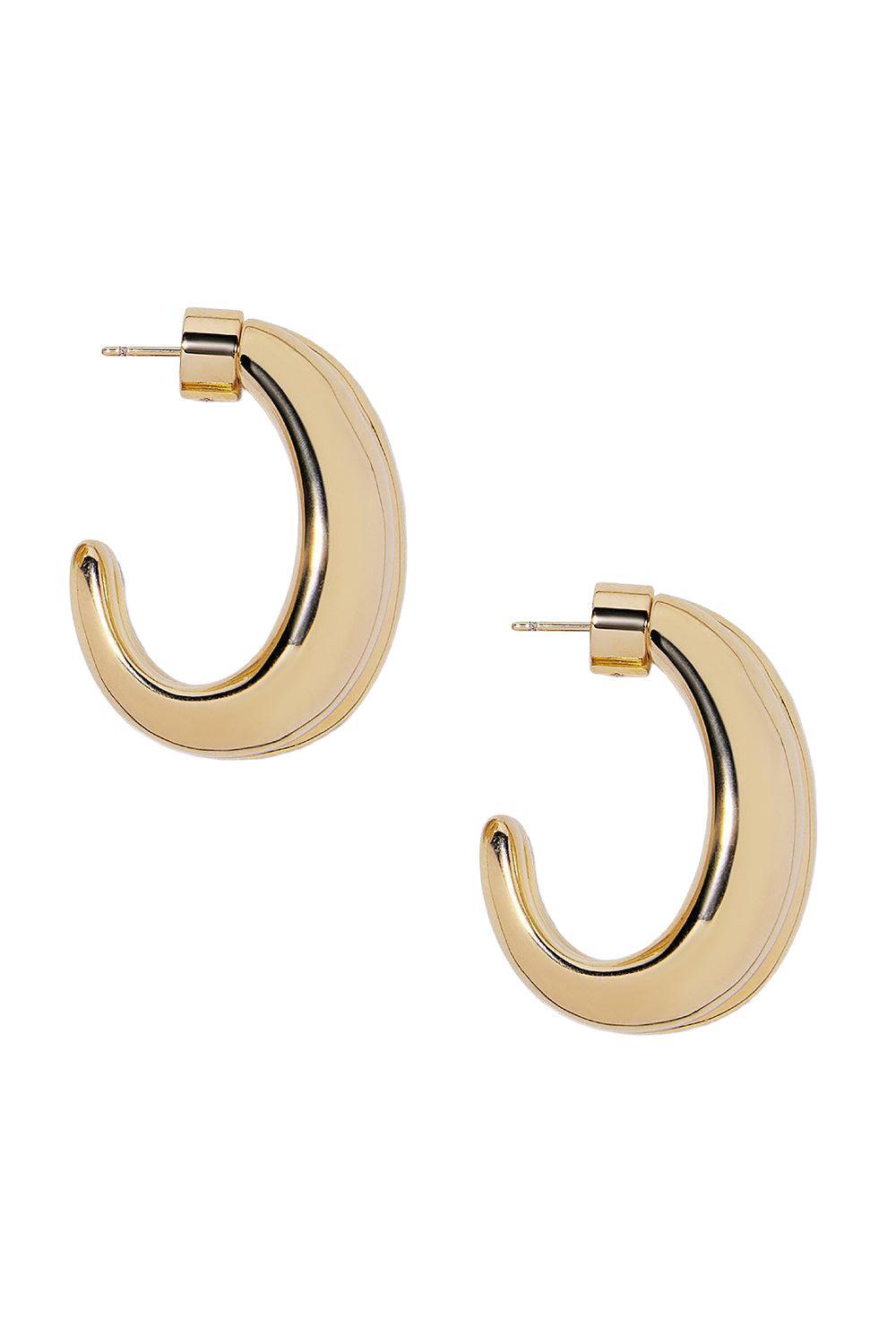 Chavez Huggie Earrings-YELLOW GOLD-JEWELRYBOUTIQUEEARRING-JENNIFER FISHER