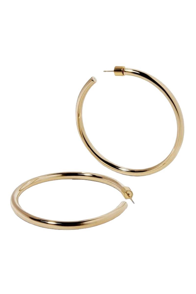 Lilly Hoop Earrings - 2in-SILVER-JEWELRYBOUTIQUEEARRING-JENNIFER FISHER