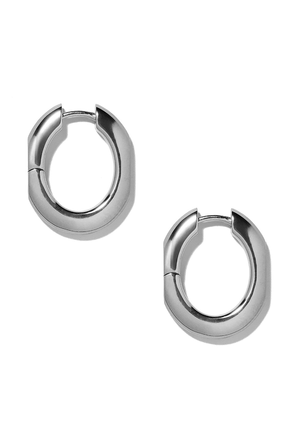 JENNIFER FISHER-City Link Mini Hoop Earrings - 1in-SILVER