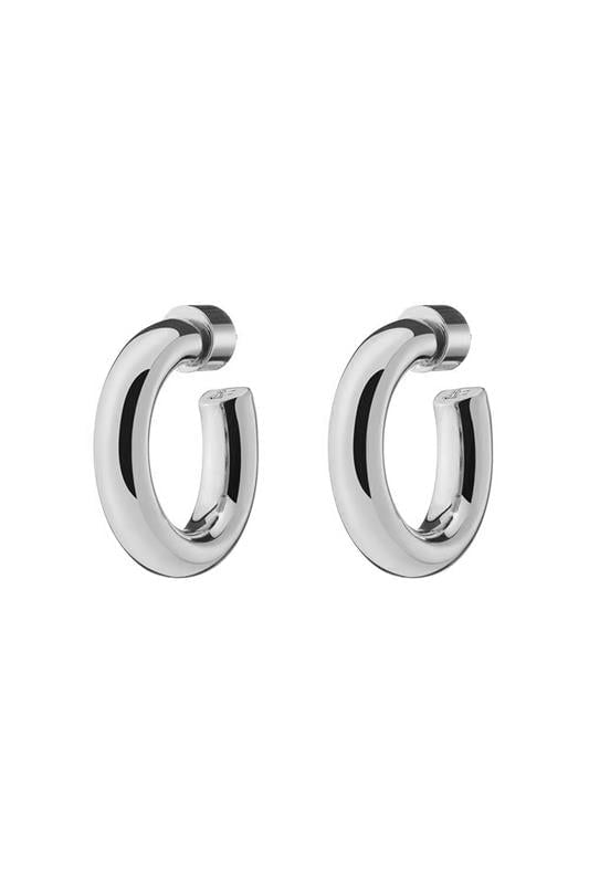 JENNIFER FISHER-Natasha Huggie Earrings - 1in-SILVER