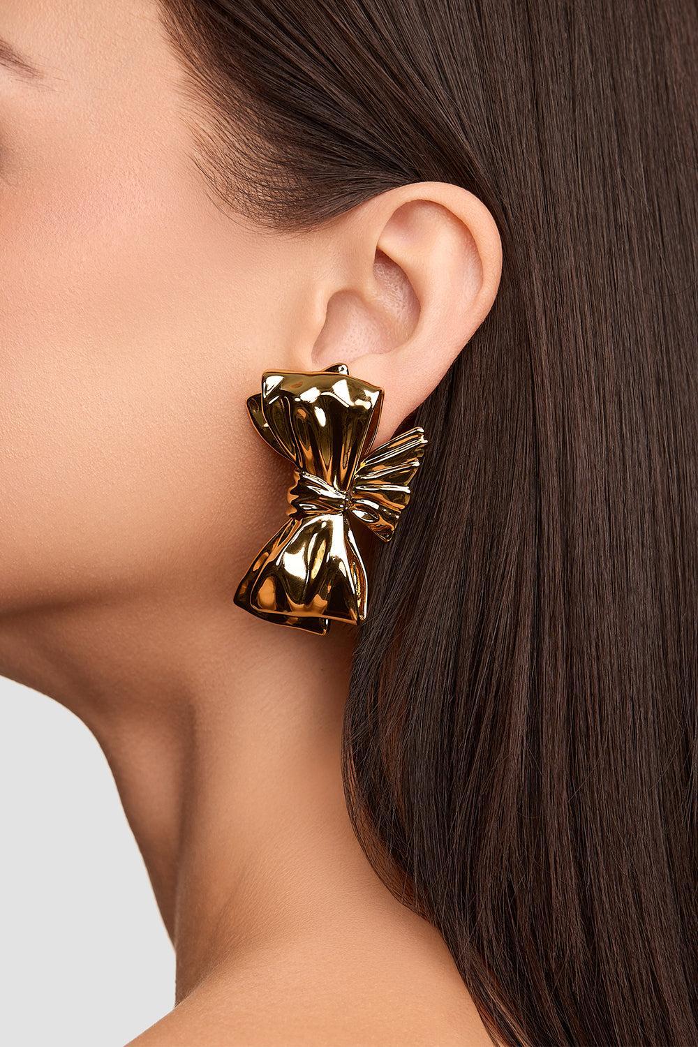 Bow Earrings-YELLOW-JEWELRYBOUTIQUEEARRING-JENNIFER FISHER