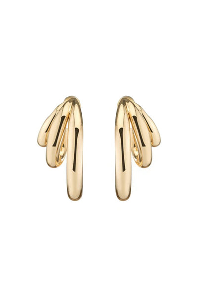 Jennifer Fisher Teardrop Ball Hoop Earrings - Rhodium-Plated Brass Hoop,  Earrings - WJR24199 | The RealReal