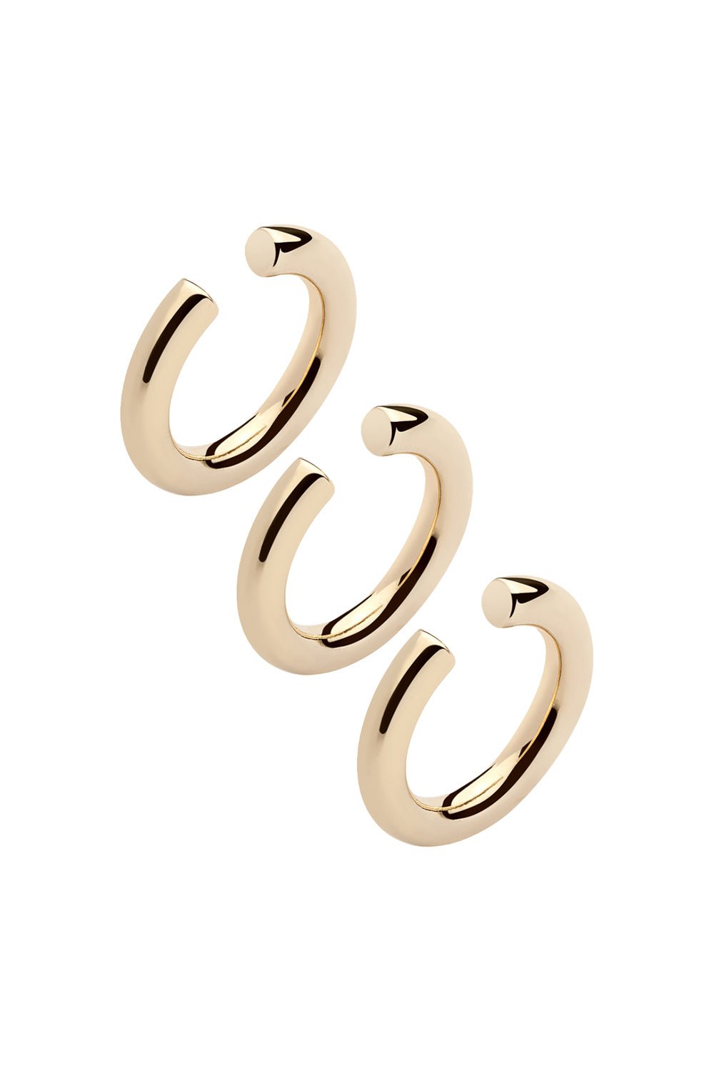 JENNIFER FISHER-Lilly Ear Cuff Trio-YELLOW GOLD