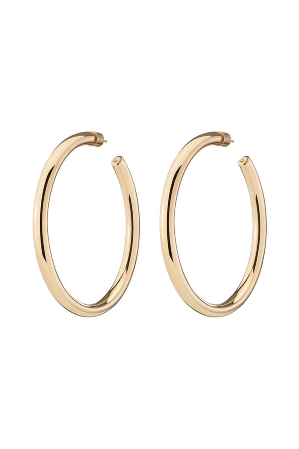 JENNIFER FISHER-Michelle Hoop Earrings - 2in-YELLOW GOLD