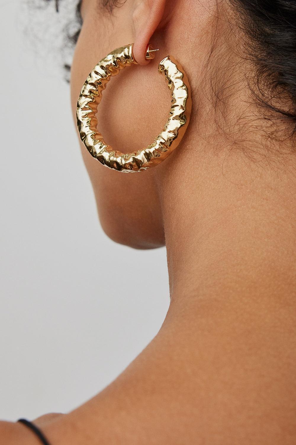Maeve Baby Hoop Earrings - 1.5in-YELLOW-JEWELRYBOUTIQUEEARRING-JENNIFER FISHER