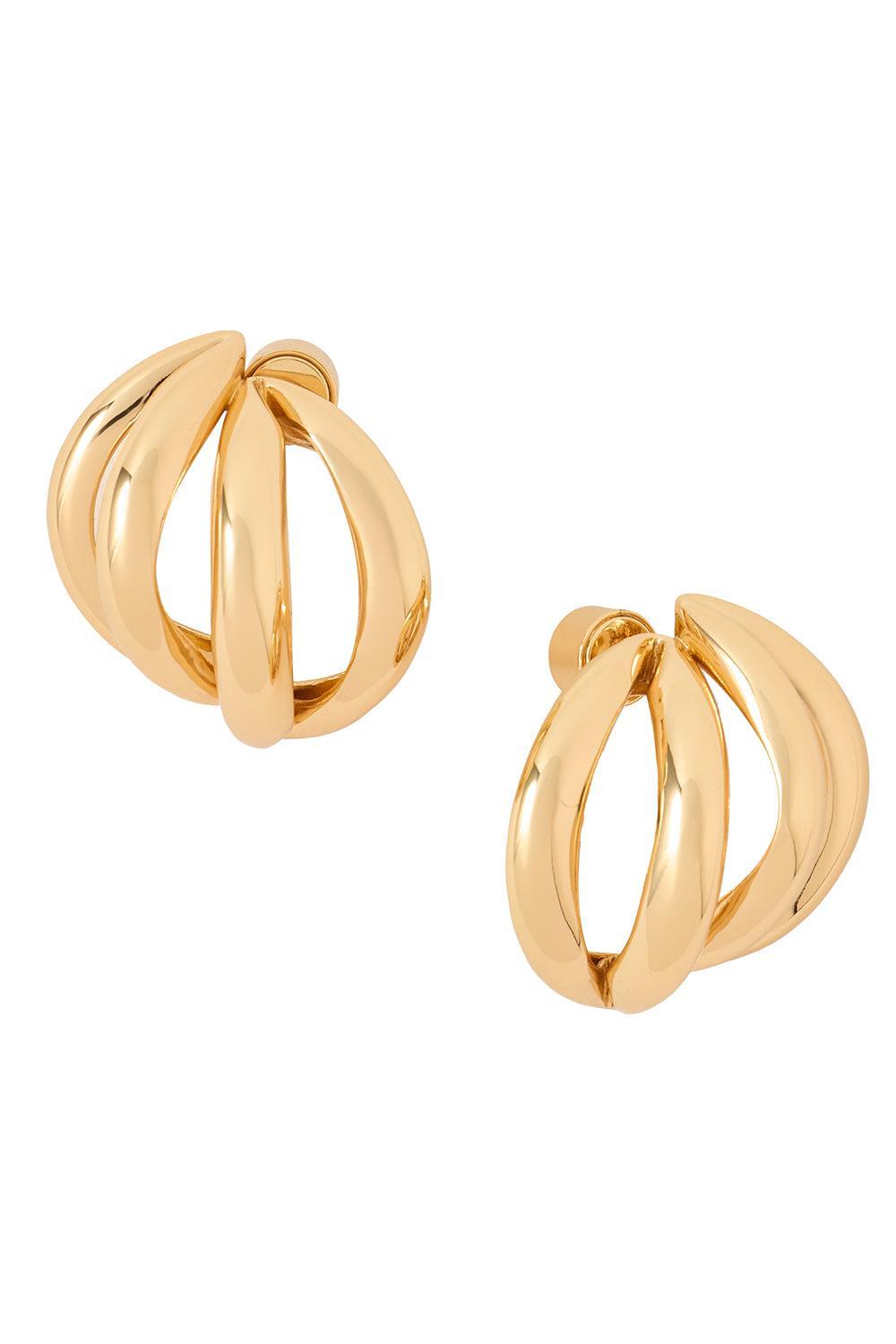 Small Abrstract Lines Earrings-YELLOW-JEWELRYBOUTIQUEEARRING-JENNIFER FISHER