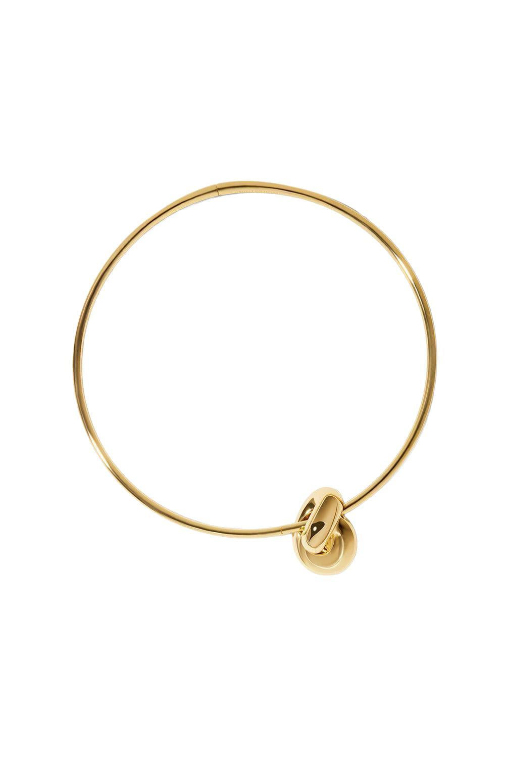 Thin Knot Choker Necklace-YELLOW GOLD-JEWELRYBOUTIQUENECKLACE O-JENNIFER FISHER