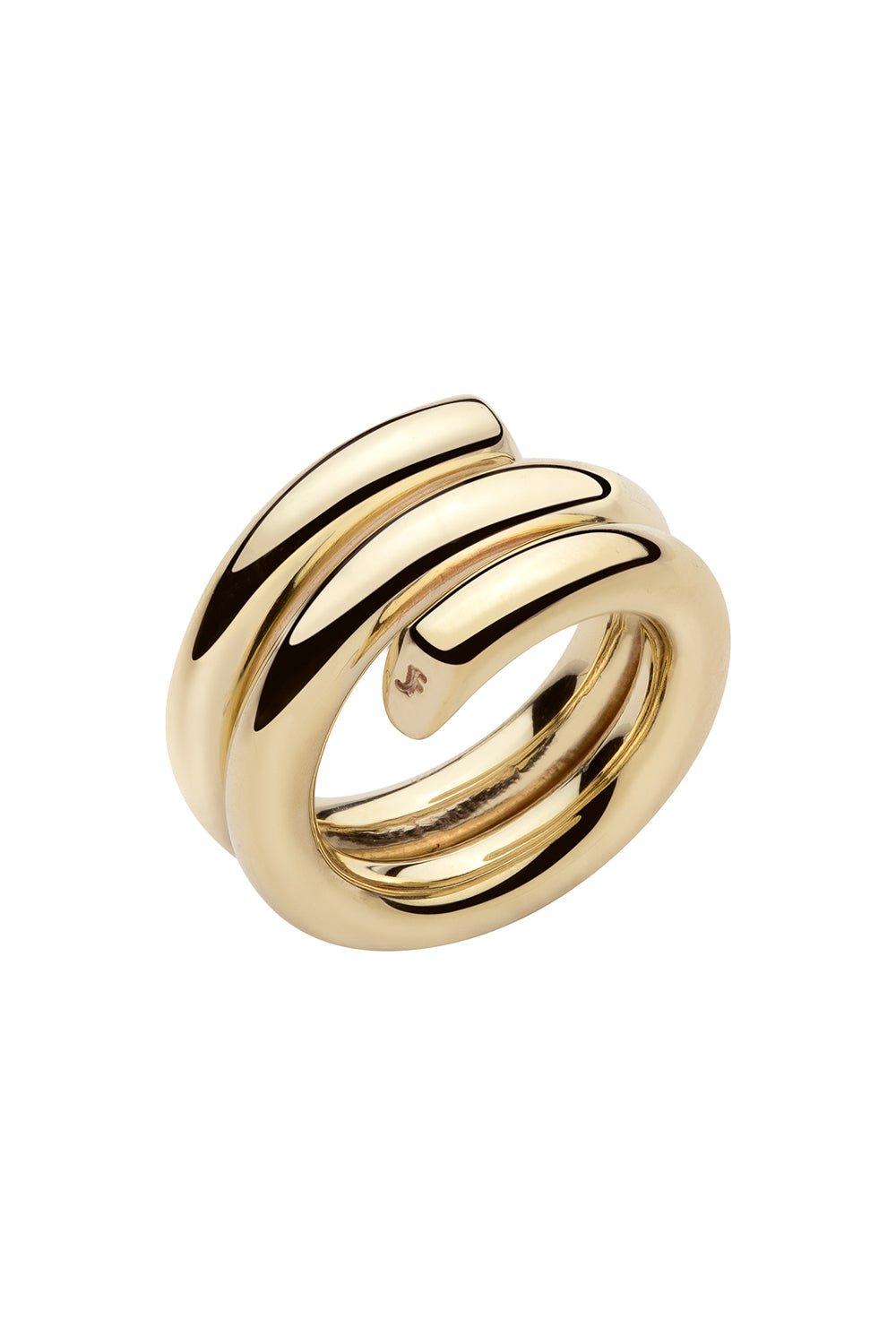 JENNIFER FISHER-Lilly Coil Ring-YELLOW GOLD