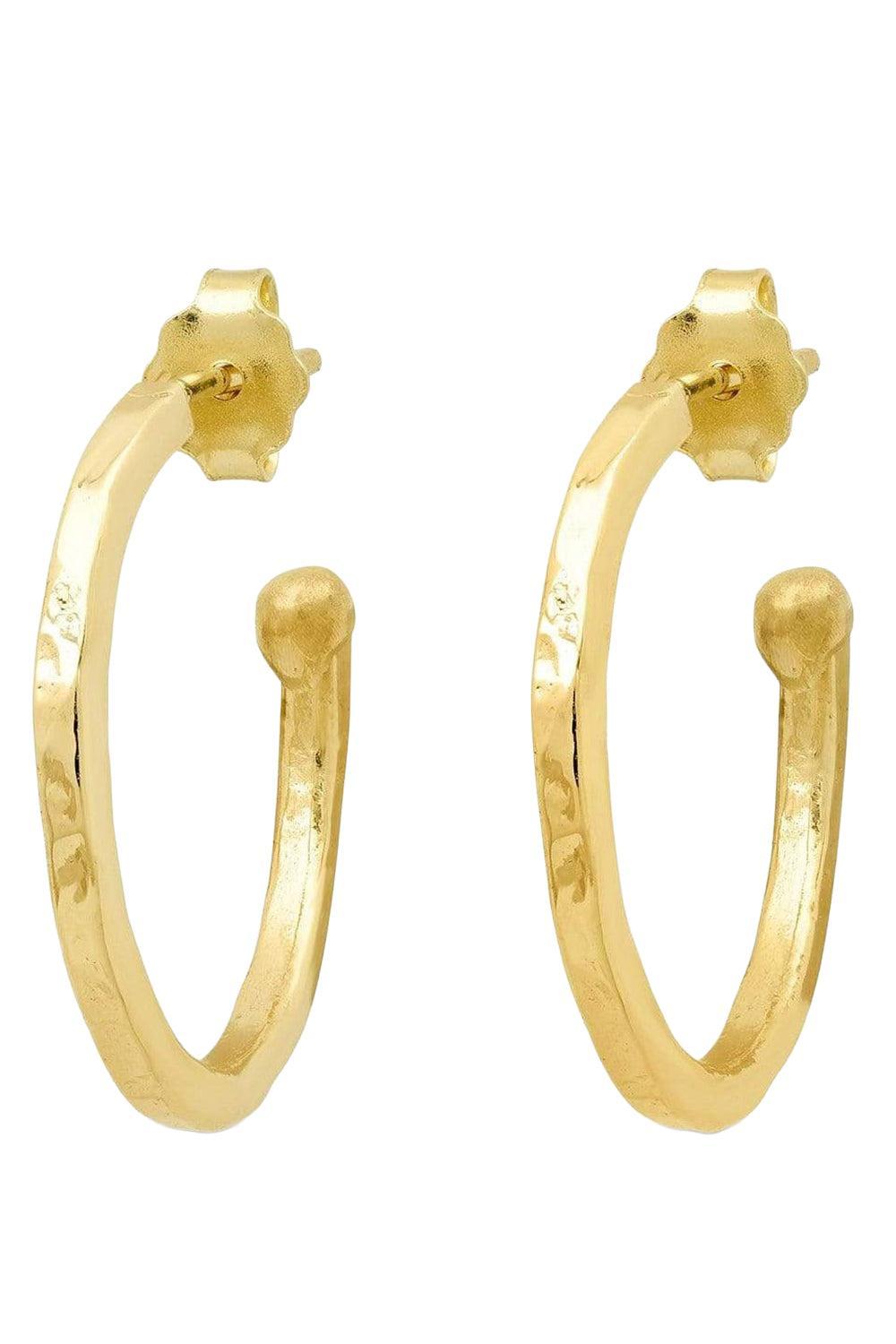 Small Hammered Hoops-YELLOW GOLD-JEWELRYFINE JEWELEARRING-JENNIFER MEYER